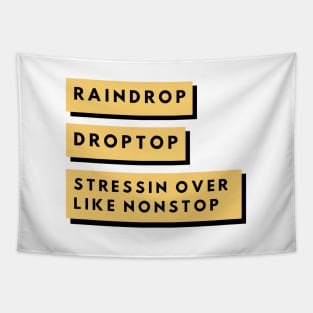 Raindrop.... Droptop...Nonstop... Tapestry