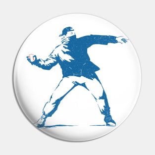 Banksy Baseball Pitcher Pin