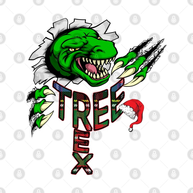 TREE REX - BUFFALO CHRISTMAS by O.M design