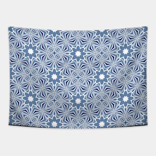 Delicate blue and white pattern. Tapestry