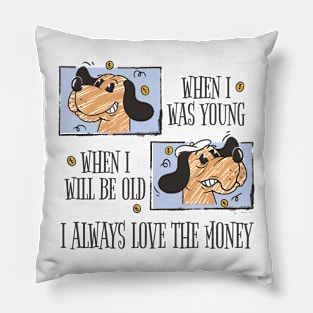 Funny cartoon dog Pillow