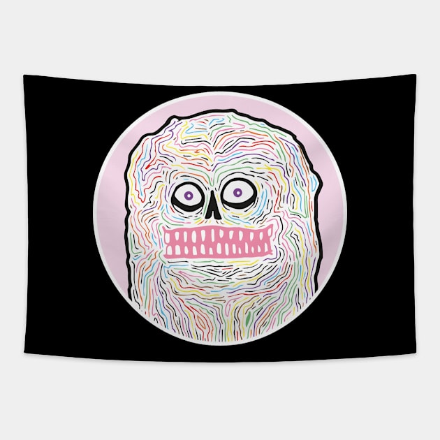 Mr. Monster Tapestry by The_Black_Dog