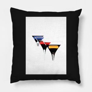 Cocktail Glasses Pillow