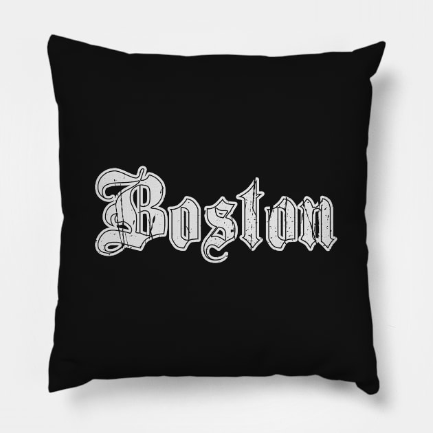 boston Pillow by DeekayGrafx