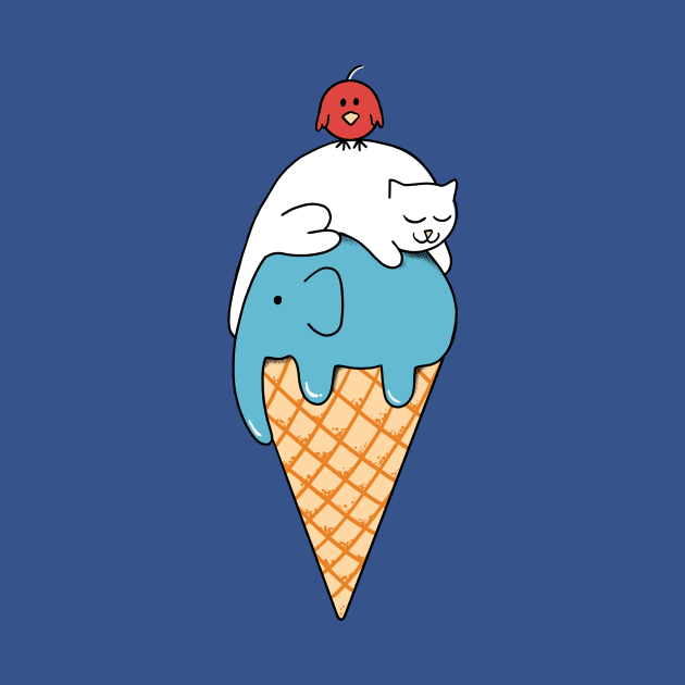 Animal ice cream by coffeeman