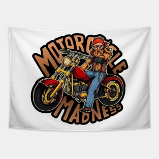 Motocycle madness Tapestry