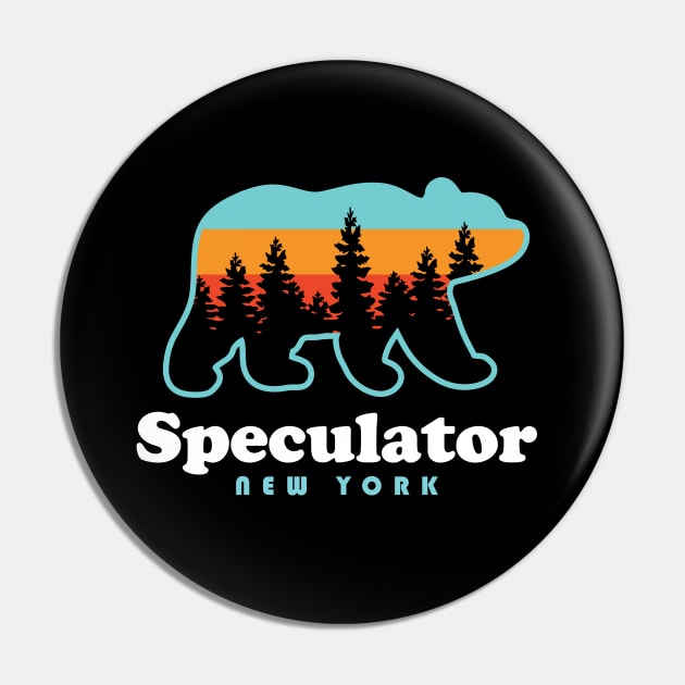 Speculator NY Adirondacks Bear Speculator High Peaks Pin by PodDesignShop