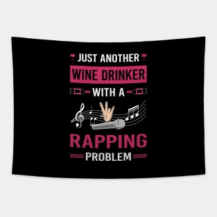 Wine Drinker Rapping Rap Rapper Tapestry