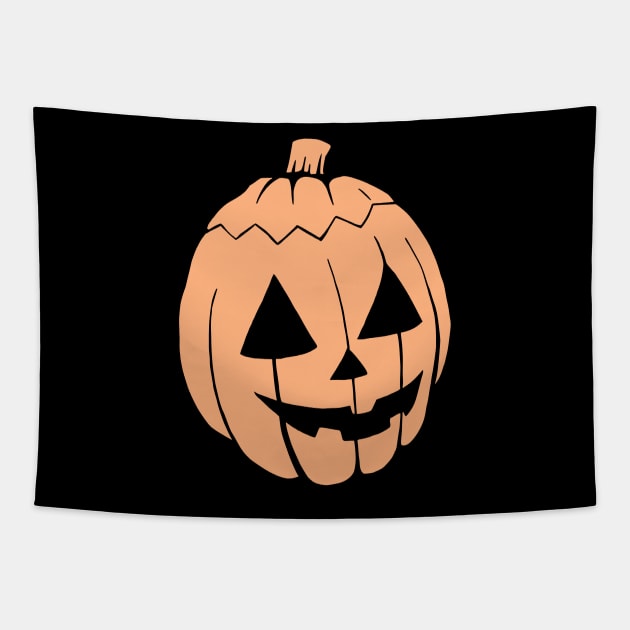 Halloween Pumpkin Tapestry by MaterialGods