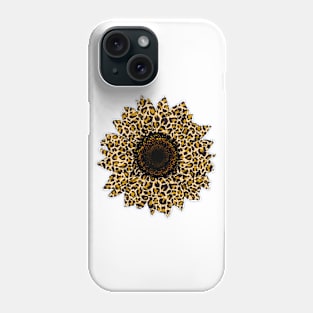 Leopard Sunflower Phone Case