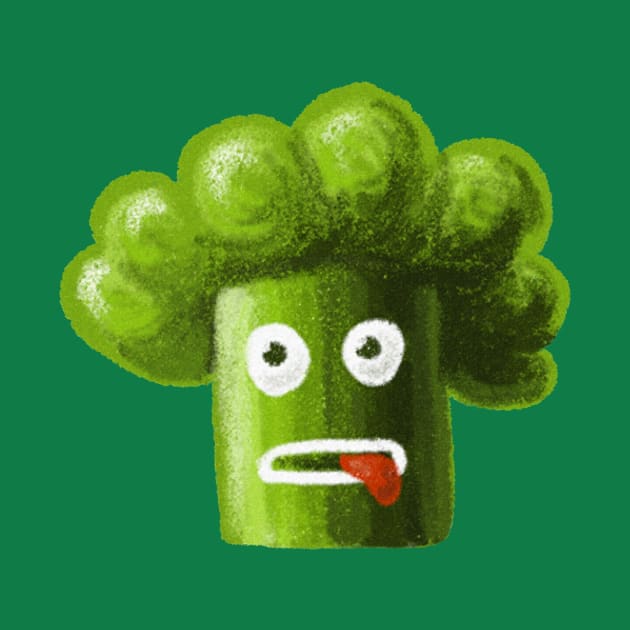 Stressed Out Broccoli by Boriana Giormova