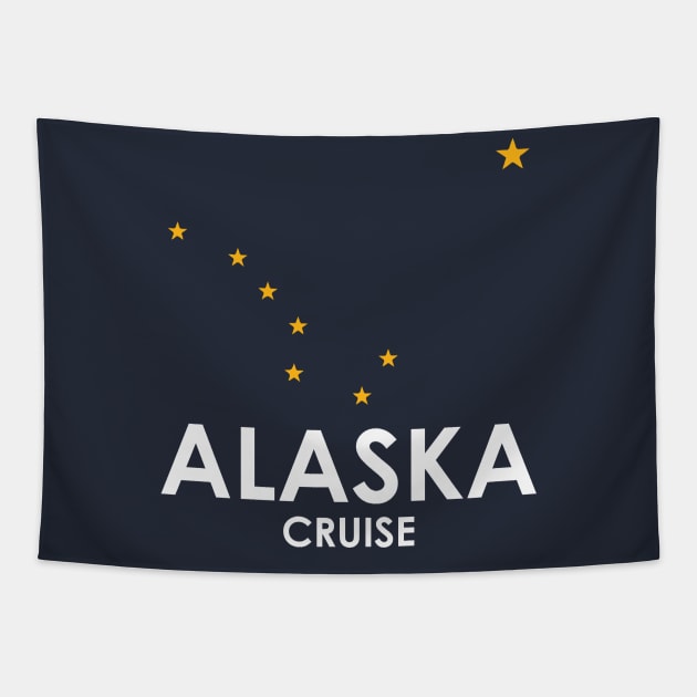 Alaska Flag Stars for Alaskan Cruise Tapestry by KevinWillms1