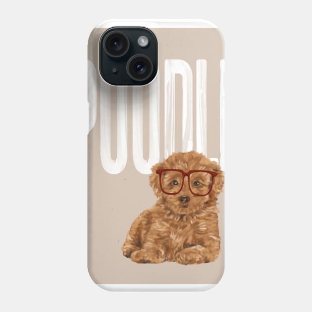 Poodle Dog Phone Case by Art Designs