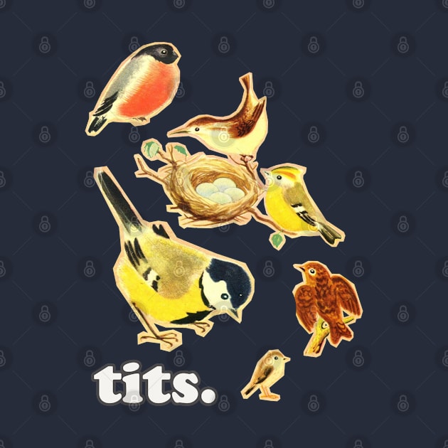 Tits / Humorous Birds Meme Design by DankFutura