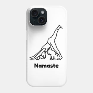 NAMASTE Yoga Dog Phone Case