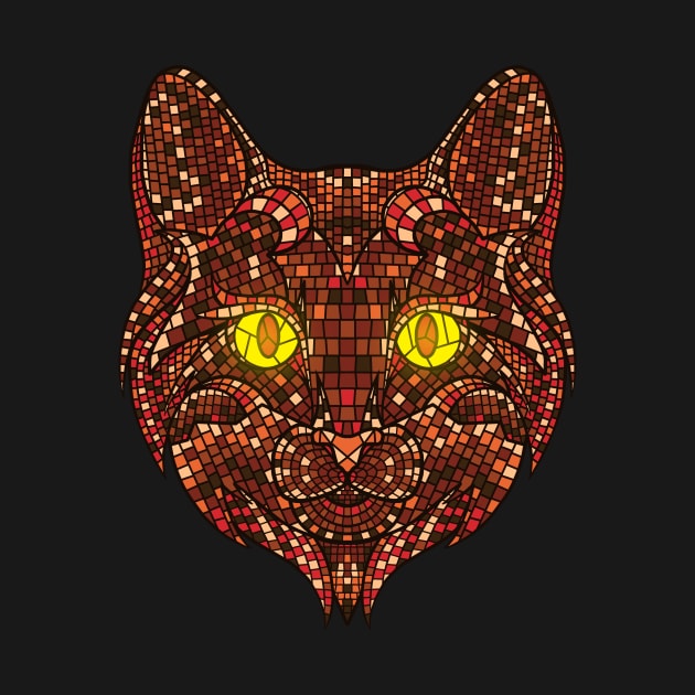 Cat Mosaic by GODZILLARGE