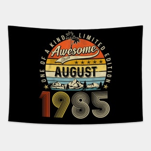 Awesome Since August 1985 Vintage 38th Birthday Tapestry