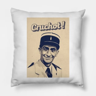 Cruchot - De Funes - Gendarme of Saint-Tropez Pillow