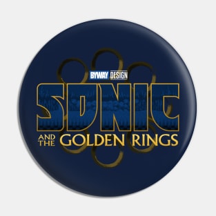 Sonic and the Golden Rings Pin