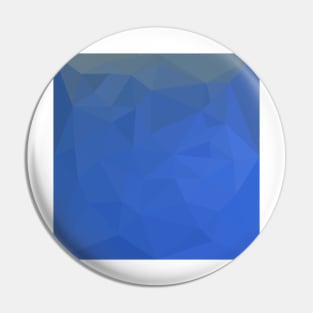 Deep Sky Blue Abstract Low Polygon Background Pin