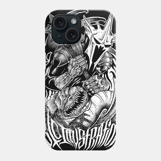 Witch King Of Angmar Phone Case by btcillustration