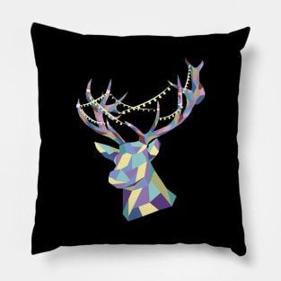 Deer in lights Pillow
