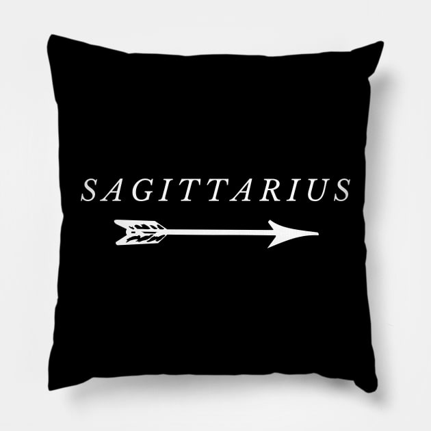 Sagittarius Arrow Pillow by Susy Maldonado illustrations