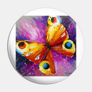 Butterfly in flight Pin