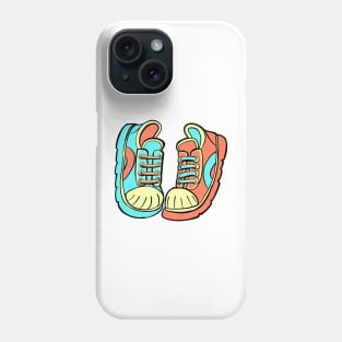 pair of sneakers in different colors Phone Case