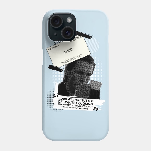 Paul Allen's Business Card Phone Case by Meta Cortex