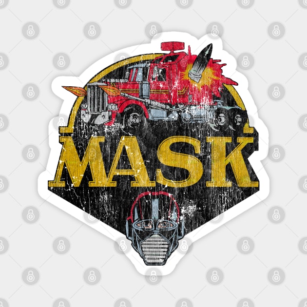 Vintage Mask Magnet by OniSide