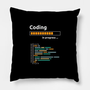 Coding in progress Pillow