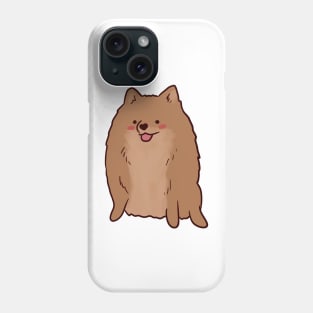 Cute pomeranian illustration Phone Case