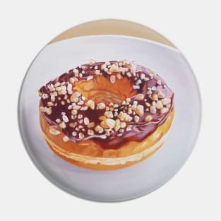 Salted Caramel Donut painting Pin