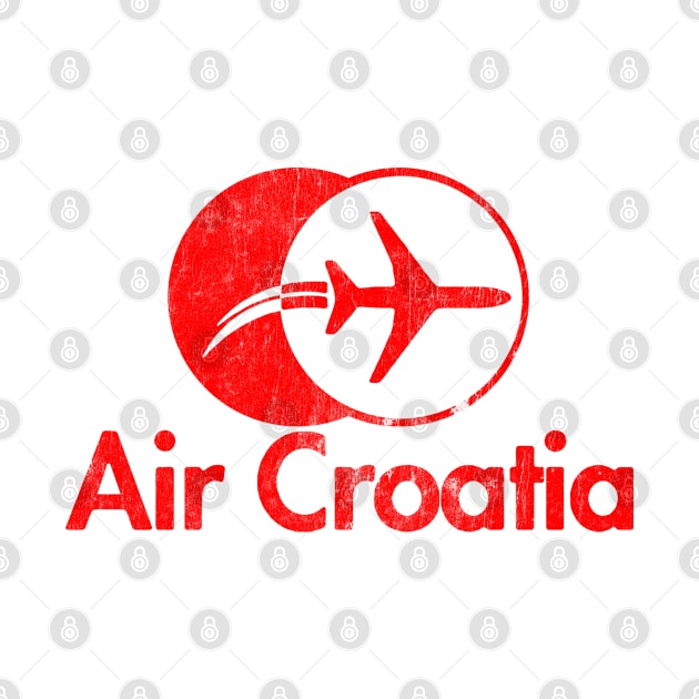 Air Croatia - Faded Vintage Style by CultOfRomance