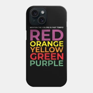 Mention the Colors in Fast Tempo Phone Case