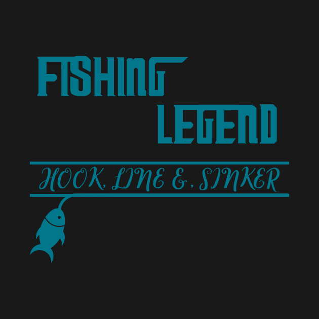 Fishing Legend by Rissenprints