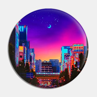 Shibuya nights Pin