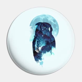 Midnight Owl Pin