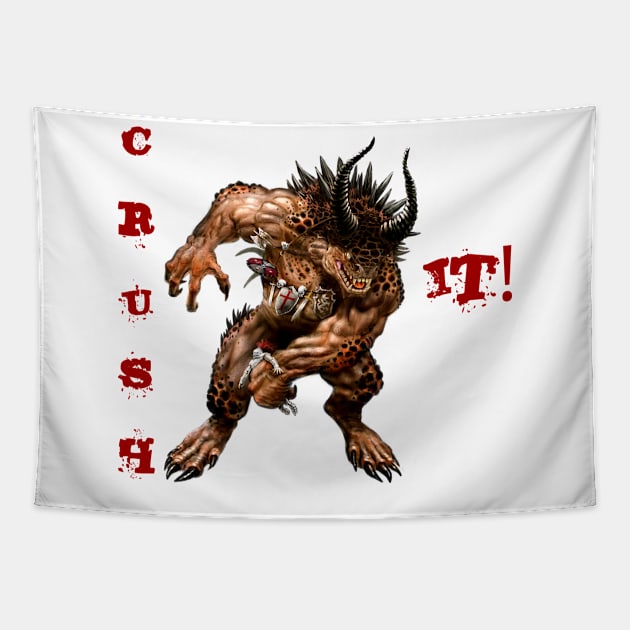 Crush It! Tapestry by Mystik Media LLC