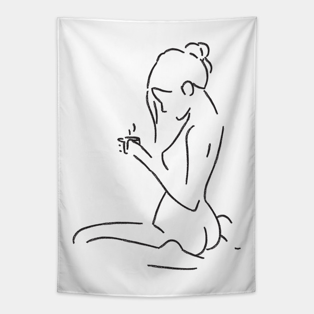 Naked lady tapestry sales