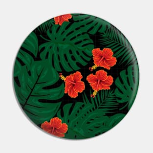 Hibiscus tropical leaves Pin