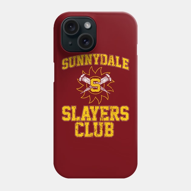 Sunnydale Slayers Club Phone Case by huckblade