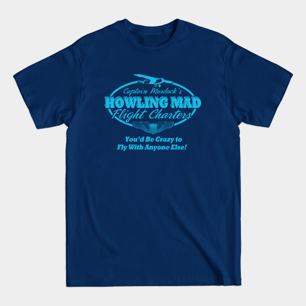 Disover Howling Mad Aviation - A Team - T-Shirt