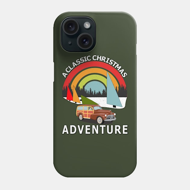 A Classic Christmas Adventure Phone Case by Blended Designs