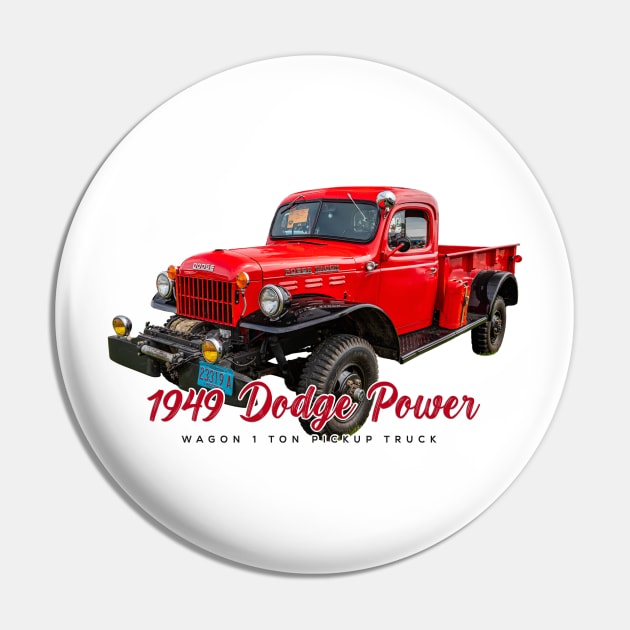 1949 Dodge Power Wagon 1 Ton Pickup Truck Pin by Gestalt Imagery