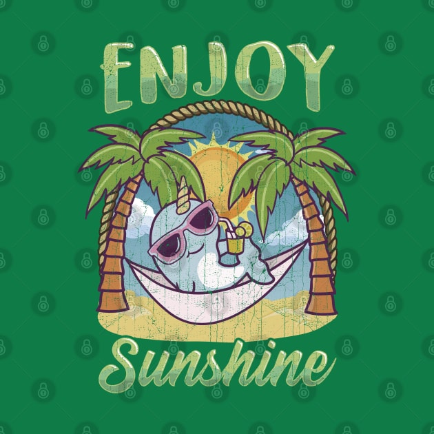 Enjoy Sunshine Narwhal Hammock Beach Ocean by E