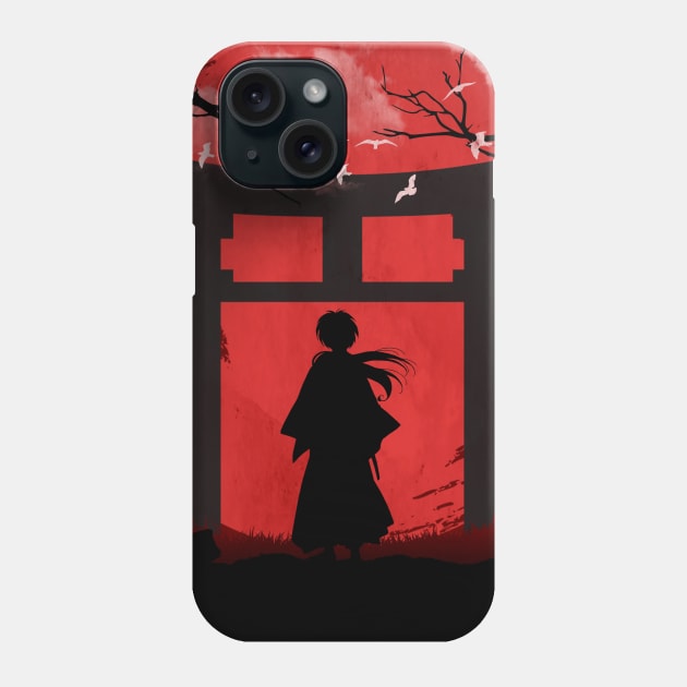 SAMURAI X BLOOD VINTAGE OF SHADOW Phone Case by Trangle Imagi