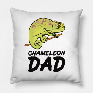 Chameleon Dad for Chameleon Lovers Pillow