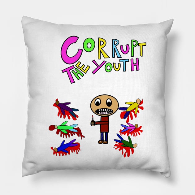 Corrupt The Youth “Slaughter” Pillow by Second Wave Apparel